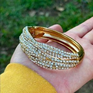 Costume vintage magnetic closure Gold and Silver Women's Bracelet